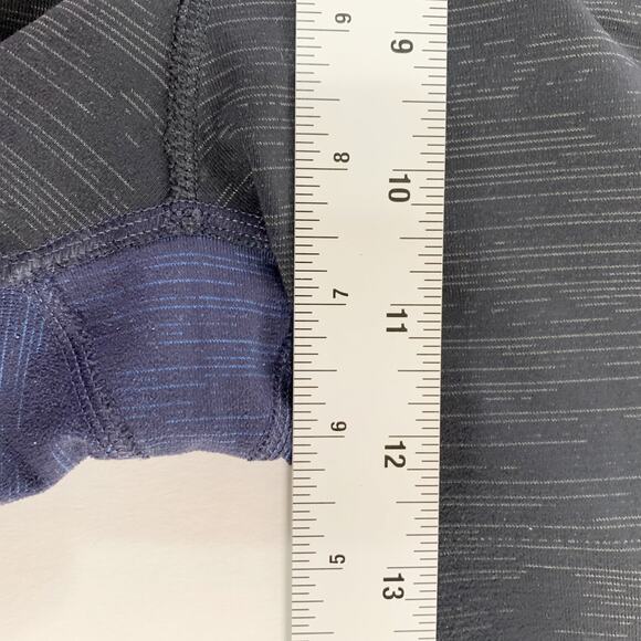 Outdoor Voices XL Kneecap Crop Leggings Space Dye Gray Blue Two Tone - Picture 8 of 8